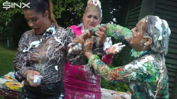 Messy Outdoor Food Fight For Glamour Babes Screencap 36 on sinx.preview.netperv.com