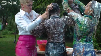 Messy Outdoor Food Fight For Glamour Babes Screencap 42 on sinx.preview.netperv.com