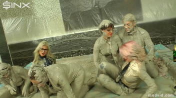 Wet and Messy Mud Wrestling Screencap 39 on sinx.preview.netperv.com