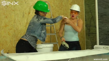 Hot Construction Cuties Get Messy On The Job Screencap 35 on sinx.preview.netperv.com