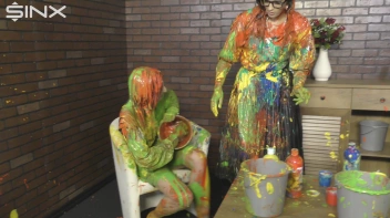 Eurobabes Get Covered In Wet And Messy Paint Catfight Screencap 61 on sinx.preview.netperv.com