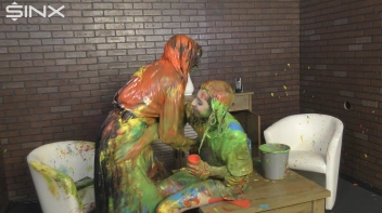 Eurobabes Get Covered In Wet And Messy Paint Catfight Screencap 67 on sinx.preview.netperv.com