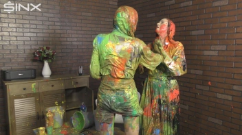 Eurobabes Get Covered In Wet And Messy Paint Catfight Screencap 69 on sinx.preview.netperv.com