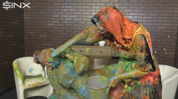 Eurobabes Get Covered In Wet And Messy Paint Catfight Screencap 72 on sinx.preview.netperv.com