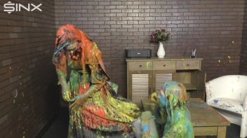 Eurobabes Get Covered In Wet And Messy Paint Catfight Screencap 76 on sinx.preview.netperv.com