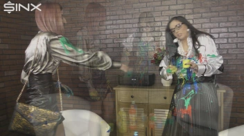 Eurobabes Get Covered In Wet And Messy Paint Catfight Screencap 40 on sinx.preview.netperv.com