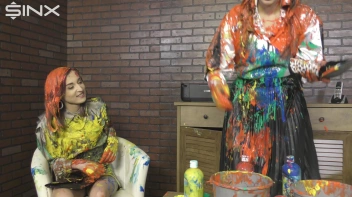 Eurobabes Get Covered In Wet And Messy Paint Catfight Screencap 48 on sinx.preview.netperv.com