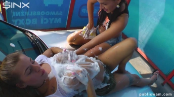 Playful Twins Get Drenched While Washing Car Screencap 47 on sinx.preview.netperv.com