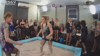 Messy Wrestling: Lost Footage Found!  2 Babes, 1 Battle - Dirty In The Mud At 1/2 Price!! Action Cam Footage! Screencap 16 on sinx.preview.netperv.com