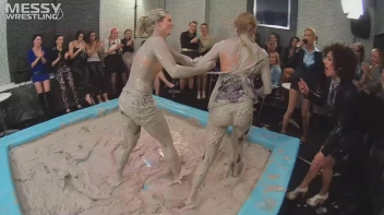 Messy Wrestling: Lost Footage Found!  2 Babes, 1 Battle - Dirty In The Mud At 1/2 Price!! Action Cam Footage! Screencap 27 on sinx.preview.netperv.com