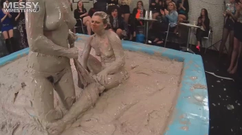 Messy Wrestling: Lost Footage Found!  2 Babes, 1 Battle - Dirty In The Mud At 1/2 Price!! Action Cam Footage! Screencap 38 on sinx.preview.netperv.com