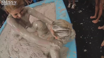 Messy Wrestling: Lost Footage Found!  2 Babes, 1 Battle - Dirty In The Mud At 1/2 Price!! Action Cam Footage! Screencap 40 on sinx.preview.netperv.com
