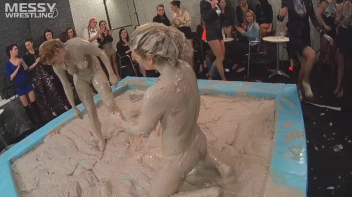 Messy Wrestling: Lost Footage Found!  2 Babes, 1 Battle - Dirty In The Mud At 1/2 Price!! Action Cam Footage! Screencap 42 on sinx.preview.netperv.com