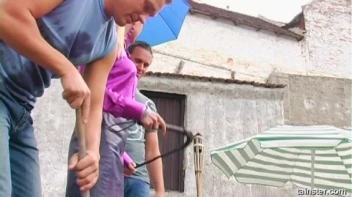 Julie Gets A Bukake By The Lawnboys Screencap 2 on sinx.preview.netperv.com