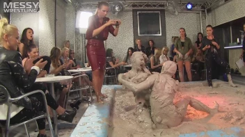 Muddy Wrestling: Matching Cutie Babes Go Mud Crazy Screencap 97 on sinx.preview.netperv.com