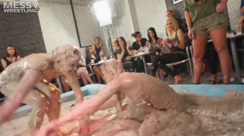 Muddy Wrestling: Matching Cutie Babes Go Mud Crazy Screencap 54 on sinx.preview.netperv.com