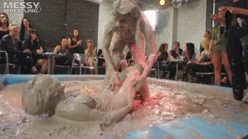 Muddy Wrestling: Matching Cutie Babes Go Mud Crazy Screencap 60 on sinx.preview.netperv.com