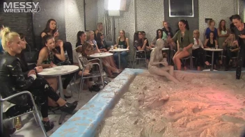 Muddy Wrestling: Matching Cutie Babes Go Mud Crazy Screencap 73 on sinx.preview.netperv.com