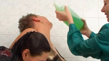 Wet And Messy Shower Fun For Three Babes Screencap 31 on sinx.preview.netperv.com