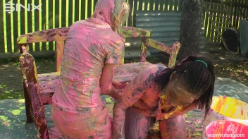 Messy Mamacitas, Girlfriends Paint Themselves Pretty Screencap 35 on sinx.preview.netperv.com