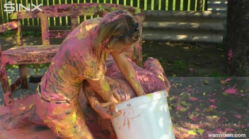 Messy Mamacitas, Girlfriends Paint Themselves Pretty Screencap 46 on sinx.preview.netperv.com