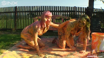 Messy Mamacitas, Girlfriends Paint Themselves Pretty Screencap 58 on sinx.preview.netperv.com