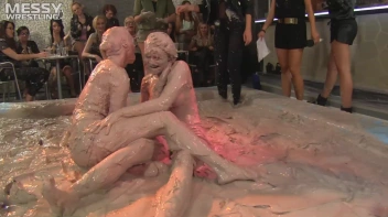 Muddy Wrestling: Matching Cutie Babes Go Mud Crazy Screencap 103 on sinx.preview.netperv.com