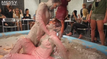 Muddy Wrestling: Matching Cutie Babes Go Mud Crazy Screencap 26 on sinx.preview.netperv.com