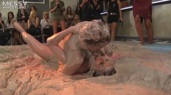 Muddy Wrestling: Matching Cutie Babes Go Mud Crazy Screencap 42 on sinx.preview.netperv.com