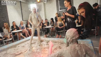 Muddy Wrestling: Matching Cutie Babes Go Mud Crazy Screencap 74 on sinx.preview.netperv.com
