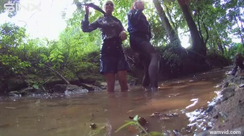 Clothed Babes Get Drenched And Catfight In Stream Screencap 51 on sinx.preview.netperv.com