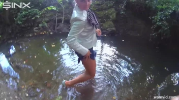 Clothed Babes Get Drenched And Catfight In Stream Screencap 9 on sinx.preview.netperv.com