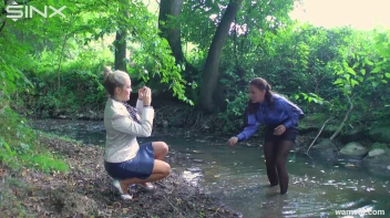 Clothed Babes Get Drenched And Catfight In Stream Screencap 11 on sinx.preview.netperv.com