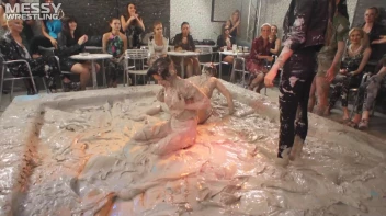 Muddy Wrestling Special: 2 Amateur Battles - Audience vs. Audience Screencap 85 on sinx.preview.netperv.com