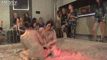 Muddy Wrestling Special: 2 Amateur Battles - Audience vs. Audience Screencap 60 on sinx.preview.netperv.com