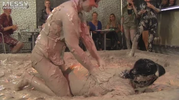 Muddy Wrestling Special: 2 Amateur Battles - Audience vs. Audience Screencap 78 on sinx.preview.netperv.com