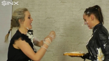 Wet And Messy Food Fighting Babes Screencap 16 on sinx.preview.netperv.com