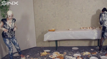 Wet And Messy Food Fighting Babes Screencap 49 on sinx.preview.netperv.com