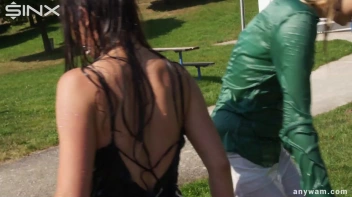 Gorgeous Girls Get Wet And Messy In The Park Screencap 118 on sinx.preview.netperv.com