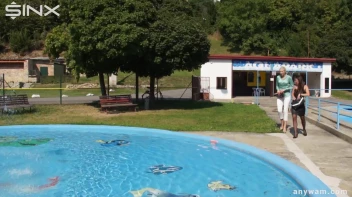 Gorgeous Girls Get Wet And Messy In The Park Screencap 2 on sinx.preview.netperv.com