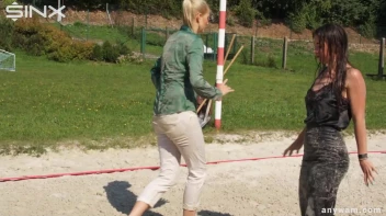 Gorgeous Girls Get Wet And Messy In The Park Screencap 46 on sinx.preview.netperv.com